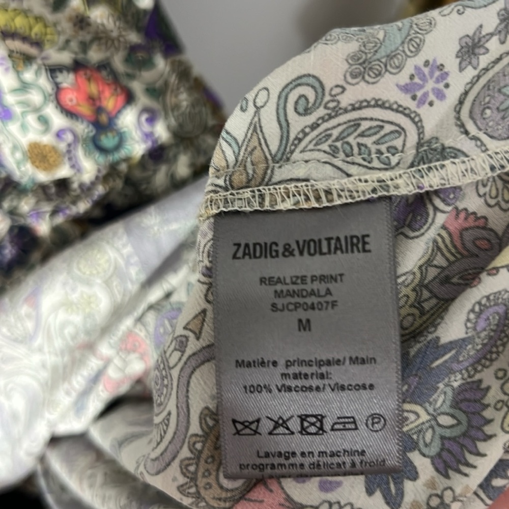 Zadig & Voltaire summer / spring Tiered Ruffled maxi dress medium - Picture 11 of 11